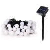 Solcellsdriven led-ljusslinga 40 färgglada lampor 7m