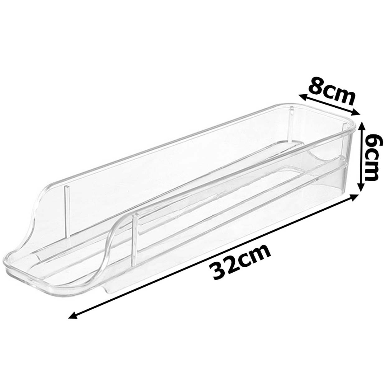2 stk. Eggdispenser til kjøleskap | eggeboks for 14 egg transparent - bilde 9