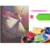 Diamond painting diy diamanttavla ballerina 30x40cm