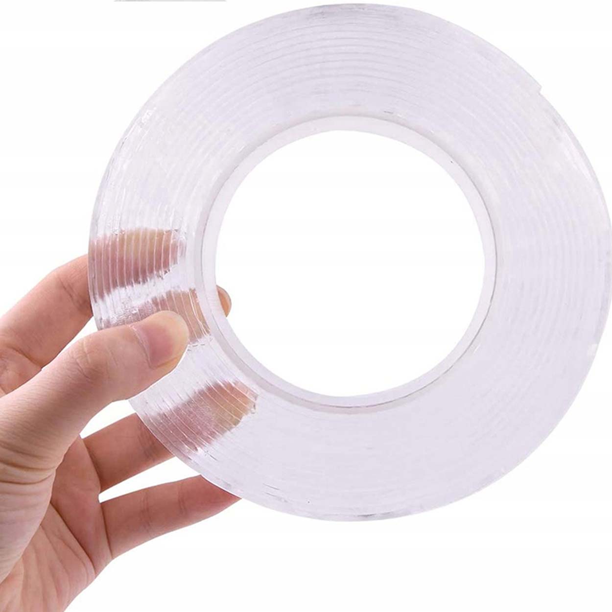 Dobbeltklebende nanotape transparent 3 m - bilde 6