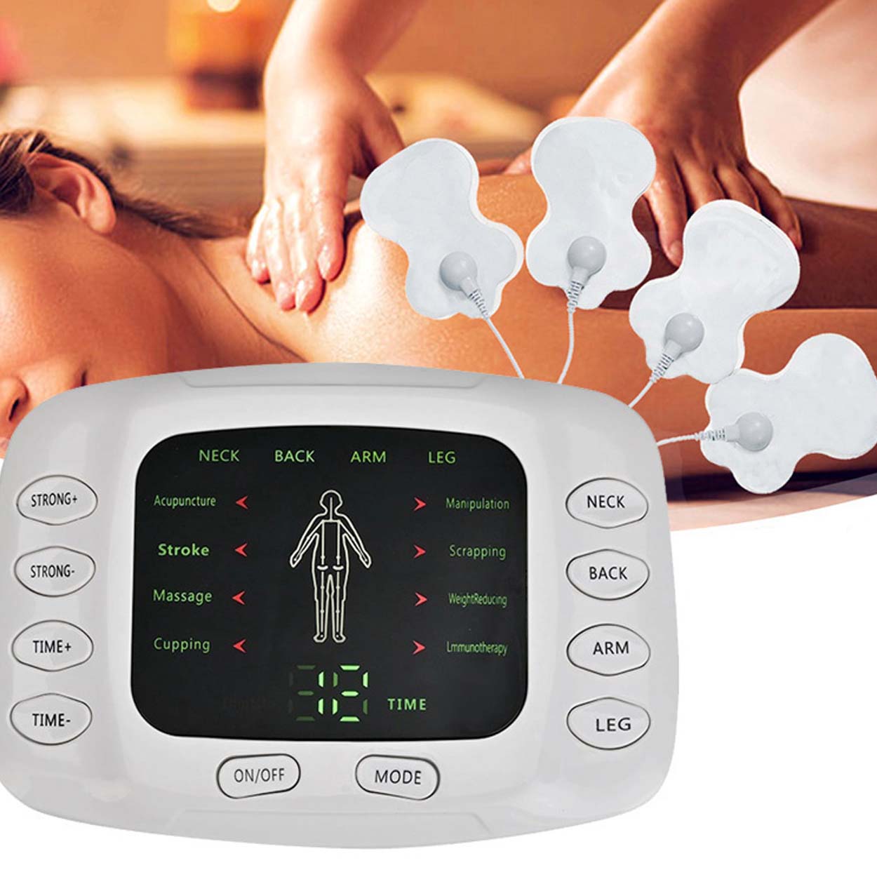 Ems tens massasje stimulering av muskler elektronisk muskelstimulator - bilde 8
