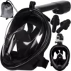 Dykmask Cyklop med Snorkel Kamerafäste för GoPro Actionkamera L/XL
