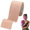 Kinesiologitejp 5 cm x 5 m brun