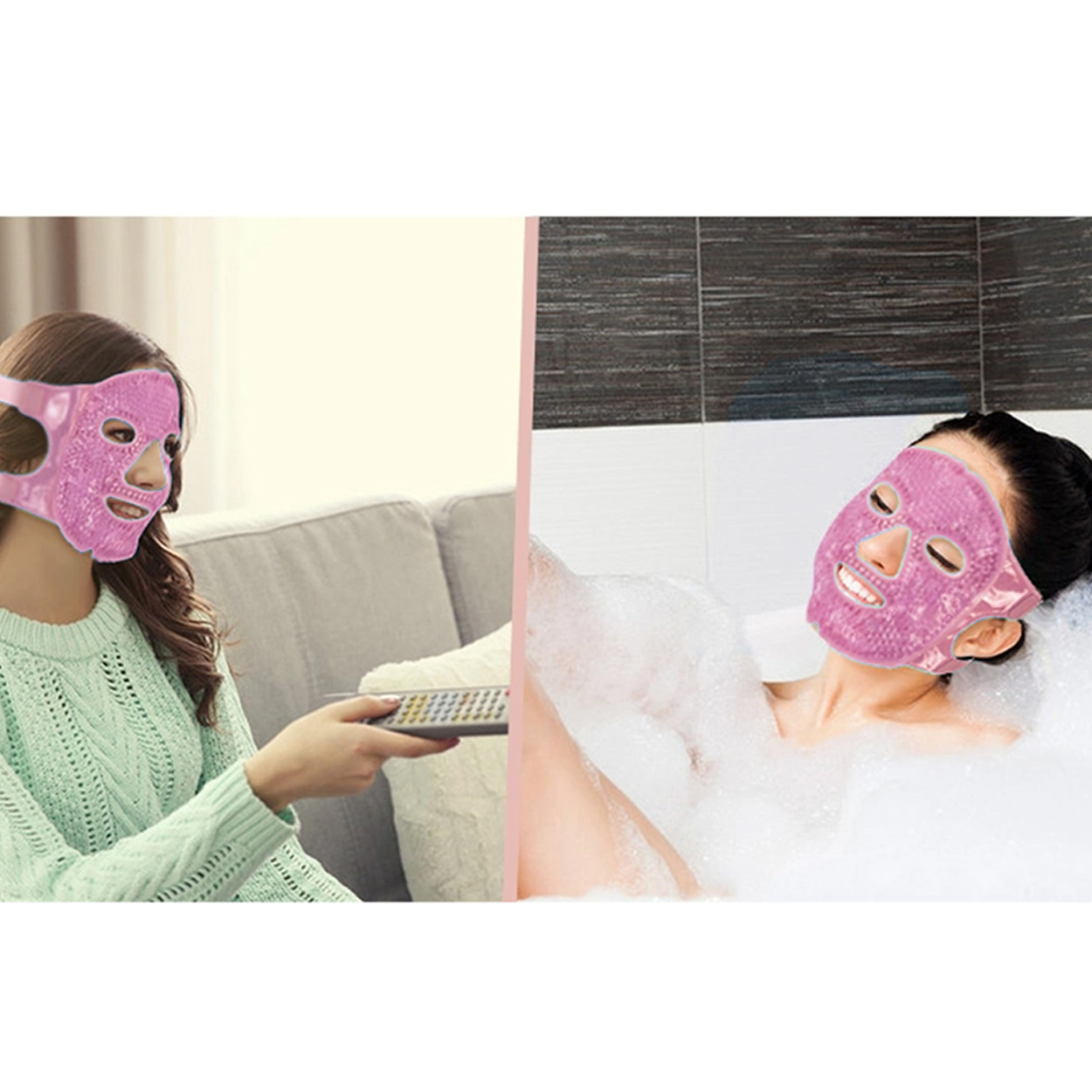 Kylande/värmande kompress gel ansiktsmask skönhetsmask - bild 5
