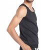 Neoprene slimming sauna vest midjetränare för män svart l