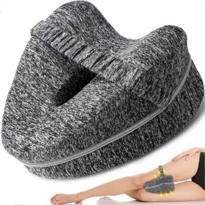 Ortopedisk Knäkudde i Memory Foam för Sidosovare | Ergonomisk Benkudde