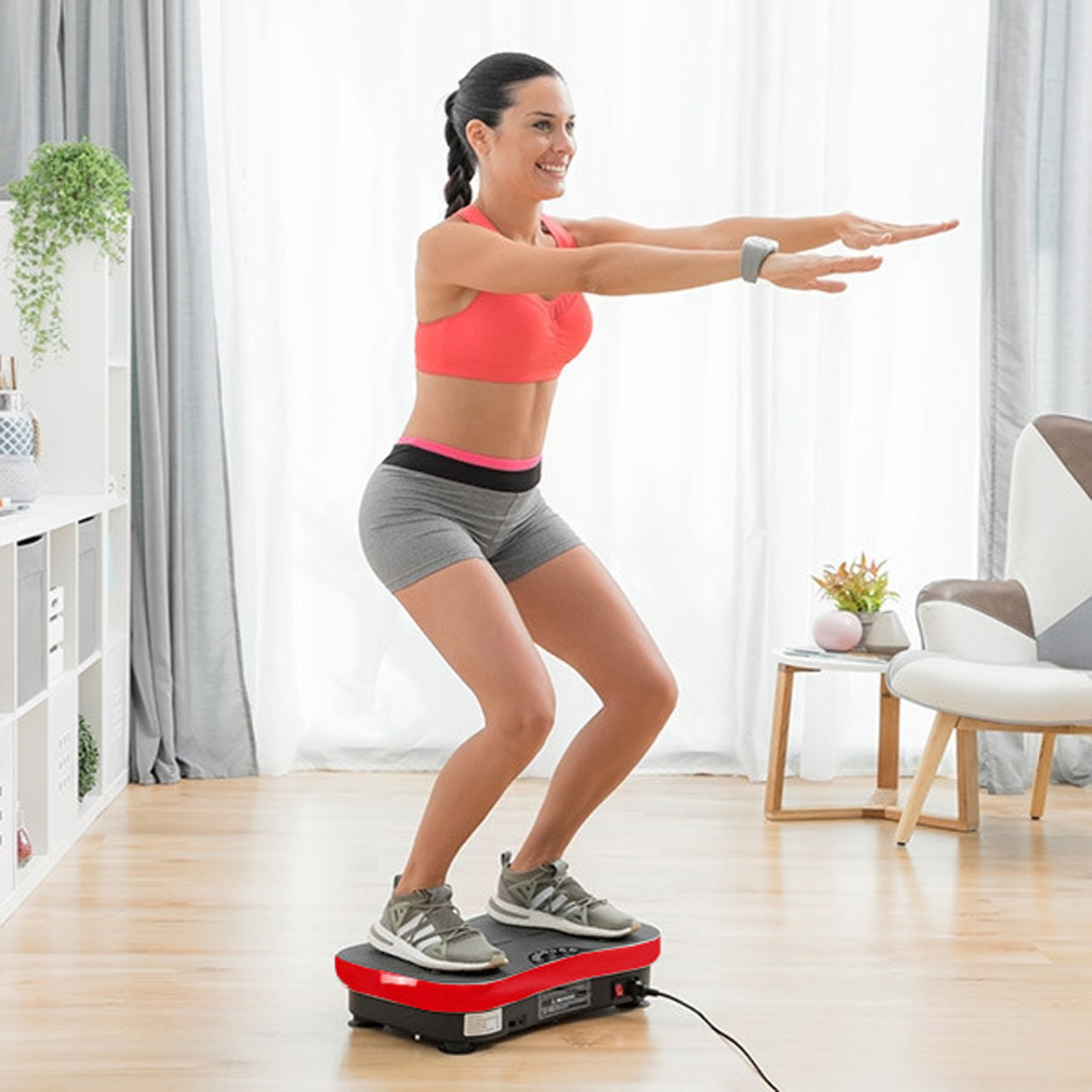 Vibrationsplatta | 4d fitness body slimming fettförbränning - bild 4