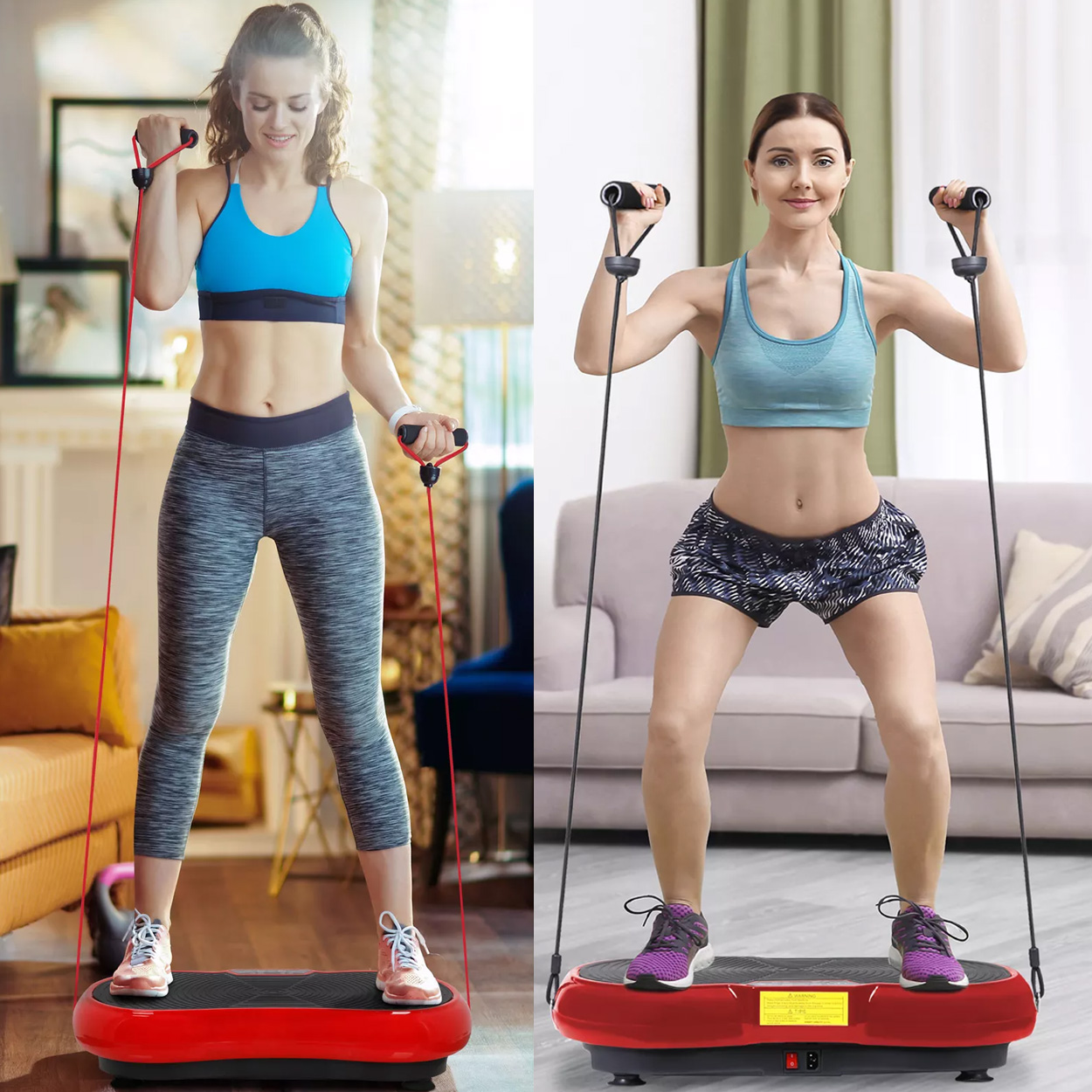Vibrationsplatta | 4d fitness body slimming fettförbränning - bild 2