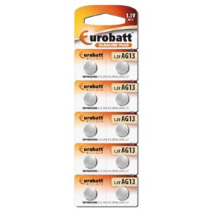 10-pack knappcellsbatteri ag13