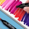 40-pakning tosidige malepenner alkoholbaserte tusjpenner sett