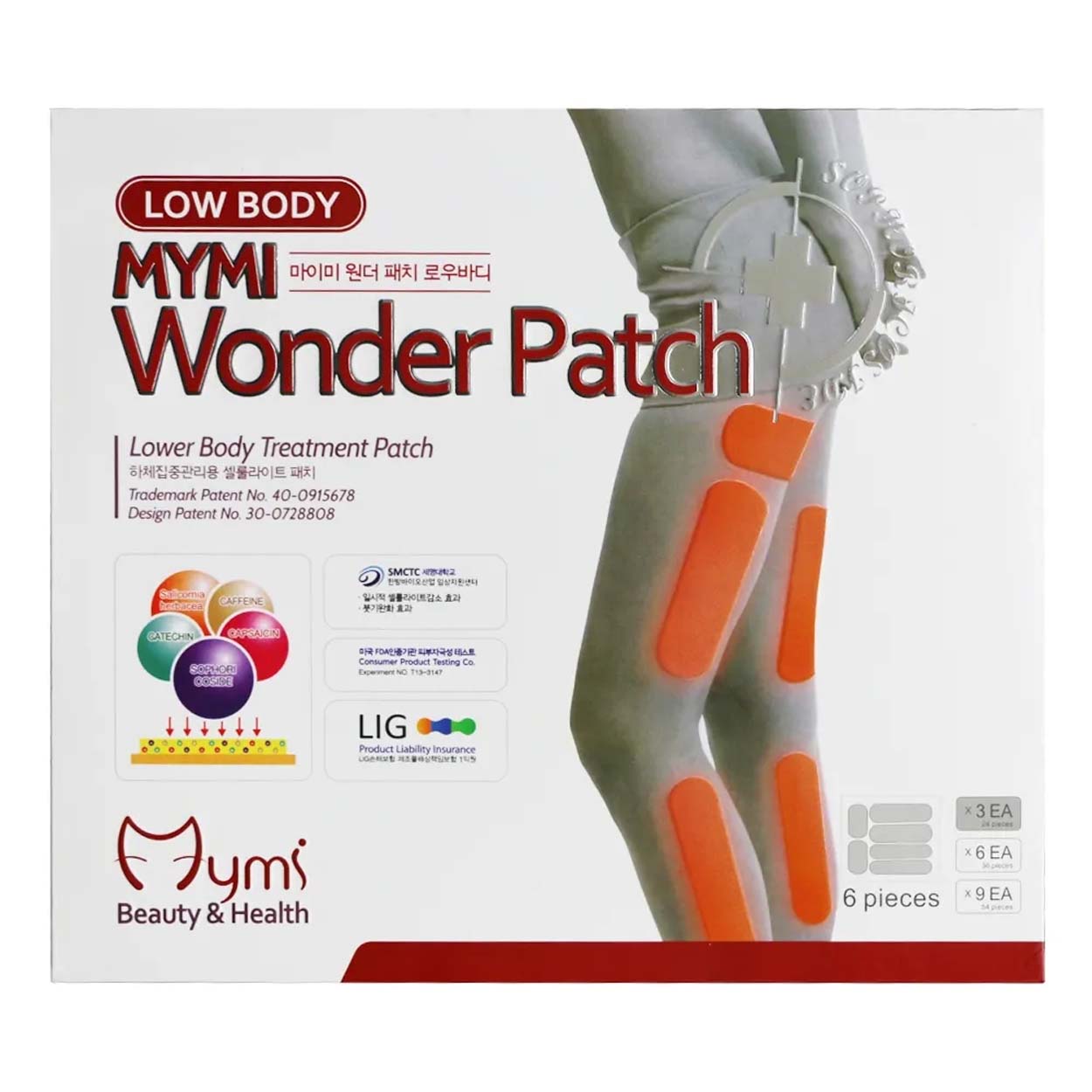 Mymi wonder patch lower body | fettforbrenning og slankeplaster