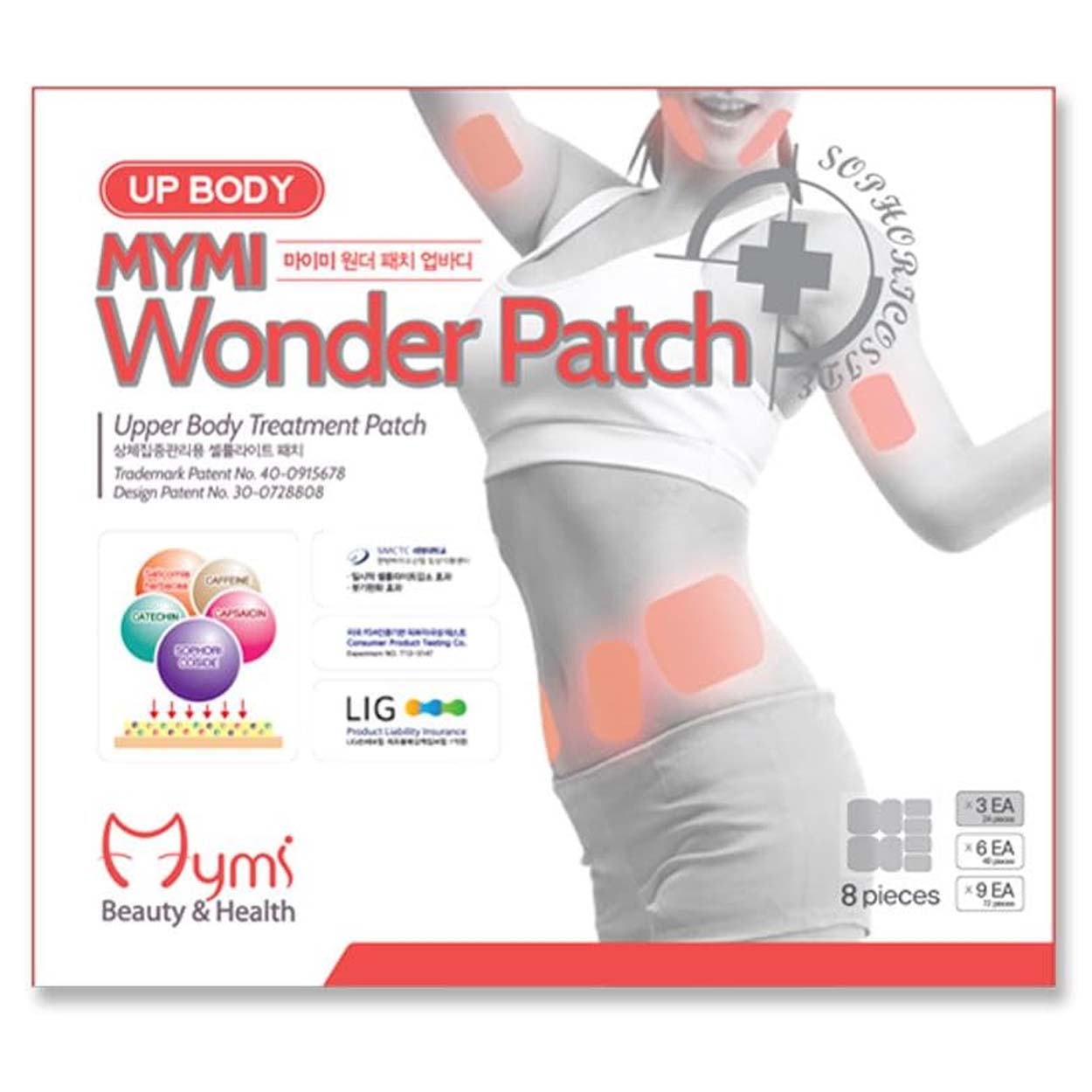 Mymi wonder patch upper body | fettförbränning och bantningsplåster