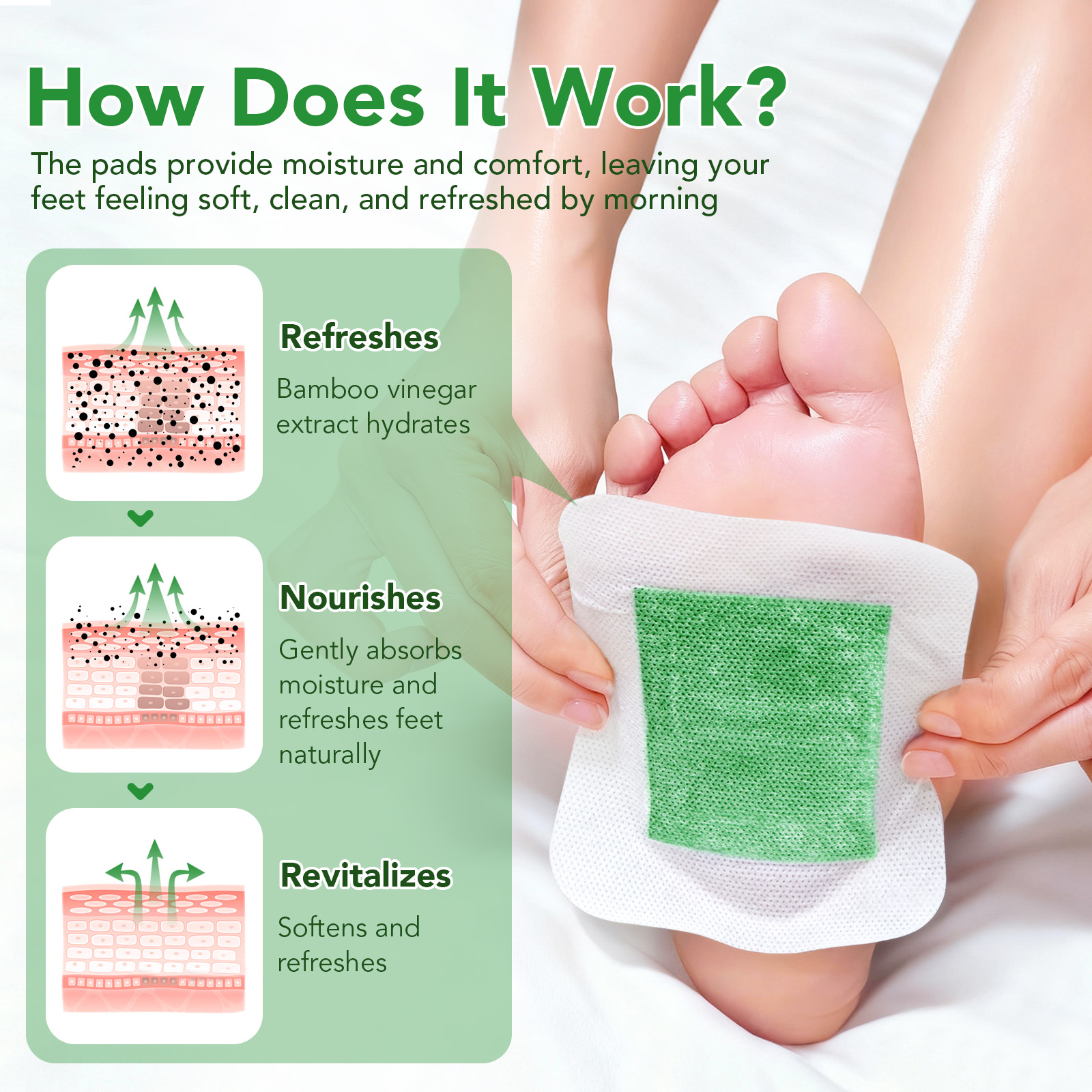 Deep cleansing foot pads 30-pack – detox fotplåster - bild 6
