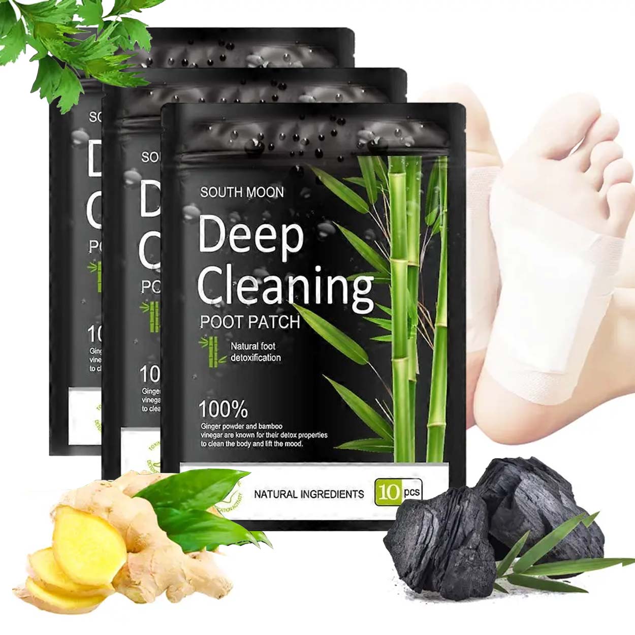 Deep cleansing foot pads 30-pack – detox fotplåster