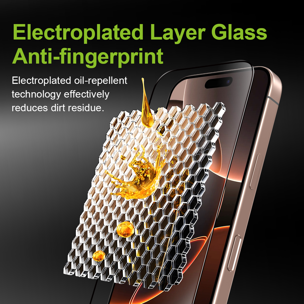 Privacy skärmskydd för iphone 14 plus – 9h härdat glas med enkel, bubblfri montering - reptåligt och oleofobiskt - bild 6