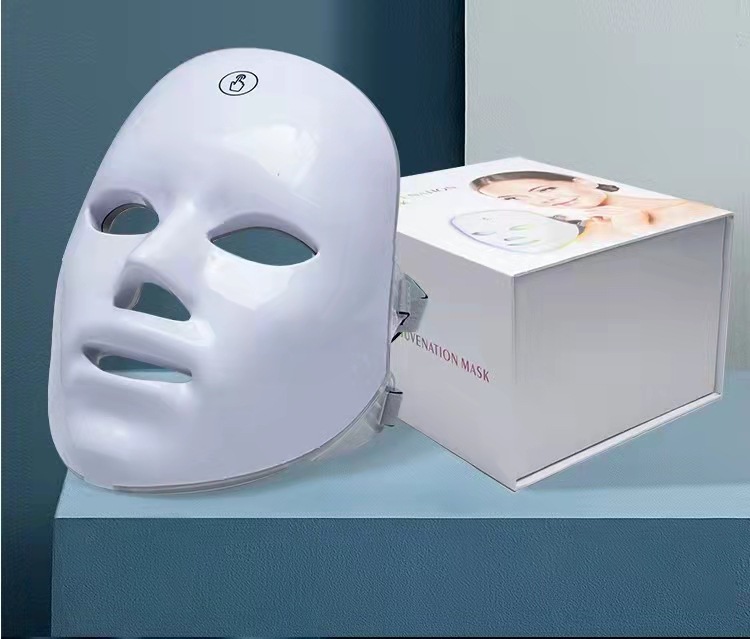 Led lysterapi ansiktsmaske 7 moduser – hudforyngelse og glød - bilde 9