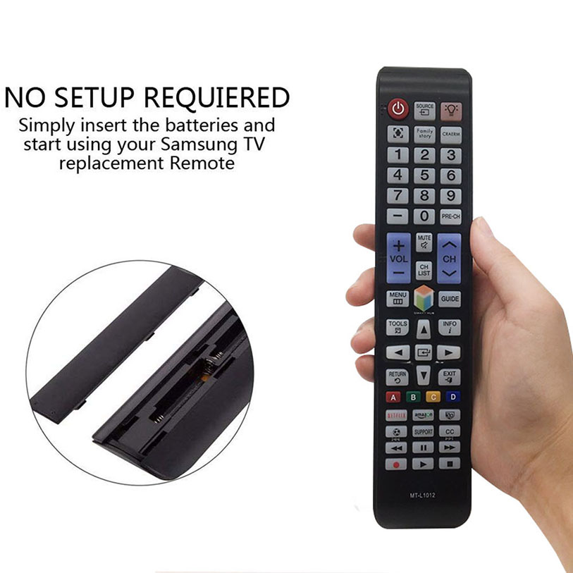 Universal samsung smart tv-fjernkontroll med bakgrunnsbelysning mt-l1012 - bilde 3