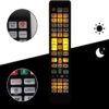 Universal samsung smart tv-fjernkontroll med bakgrunnsbelysning mt-l1012