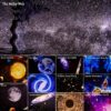 Stjerneprojektor med planetarium led galaxy-lampe