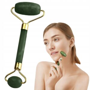 Naturlig jade ansiktsroller gua sha ekte stein