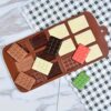 Silikon chokladform mini chokladkakor godis bakning