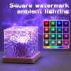 Led rgb aurora-lampe atmosfærisk dekorativ nattlampe