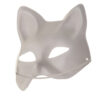 10-pack vita diy kattmasker för målning och pyssel