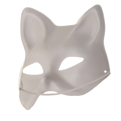 10-pack vita diy kattmasker för målning och pyssel - bild 6