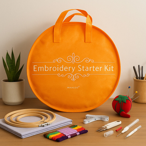 Broderi-set, komplett startkit med 100 färger - bild 10