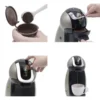 6-pakning gjenbrukbare kaffekapsler for nespresso og dolce gusto