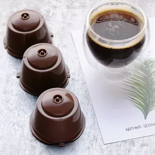 6-pakning gjenbrukbare kaffekapsler for nespresso og dolce gusto - bilde 5
