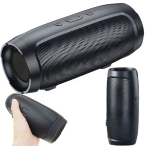 Trådlös Bluetooth Mini Boombox Högtalare med USB, MicroSD och FM-radio