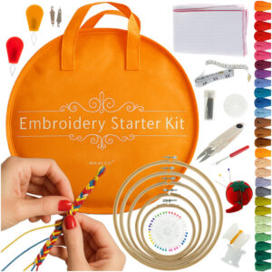 Broderi-set, Komplett Startkit med 100 Färger