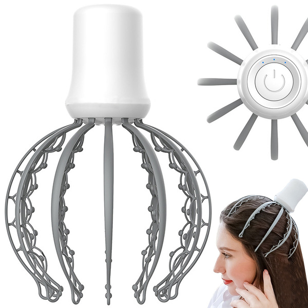 Elektrisk vibrerande huvudmassager för avkoppling