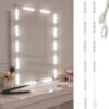 Hollywood LED Sminkspegelbelysning - 10-delars USB-set med 3 ljusfärger