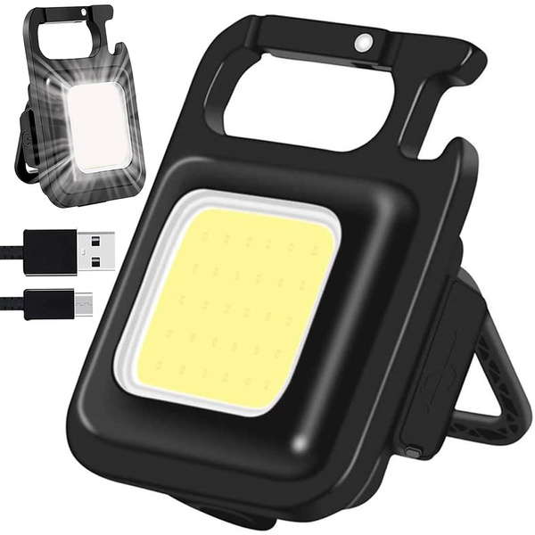 Multifunktionell led-hänglampa med cob, magnet, usb-ficklampa och öppnare