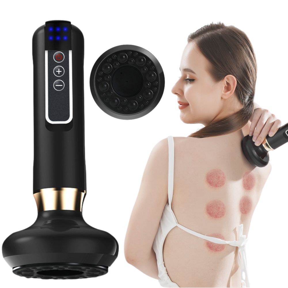 Elektrisk koppningsapparat – vakuummassage med 6 nivåer sugkraft, usb-c-laddning och medföljande aromolja
