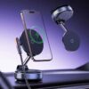 360° magsafe bilhållare med trådlös laddning och superstark vakuum sugpropp