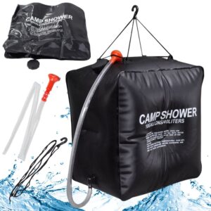 Soluppvärmd Utomhusdusch för Trädgård & Camping 40L