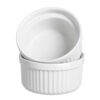 6 stk. Ramekins keramiske ovnsformer souffléformer 200 ml 90x46 mm