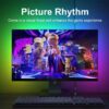 Pc sync rgbic led strip för 32" monitor – ambilight, gaming, usb