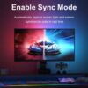 Pc sync rgbic led strip för 32" monitor – ambilight, gaming, usb