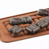 Silikonform för chokladkaka – form för chokladbar 16cm