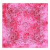 Bandana i Batikfärgad 100% Bomull – Paisleymönster 53x53 cm, Rosa