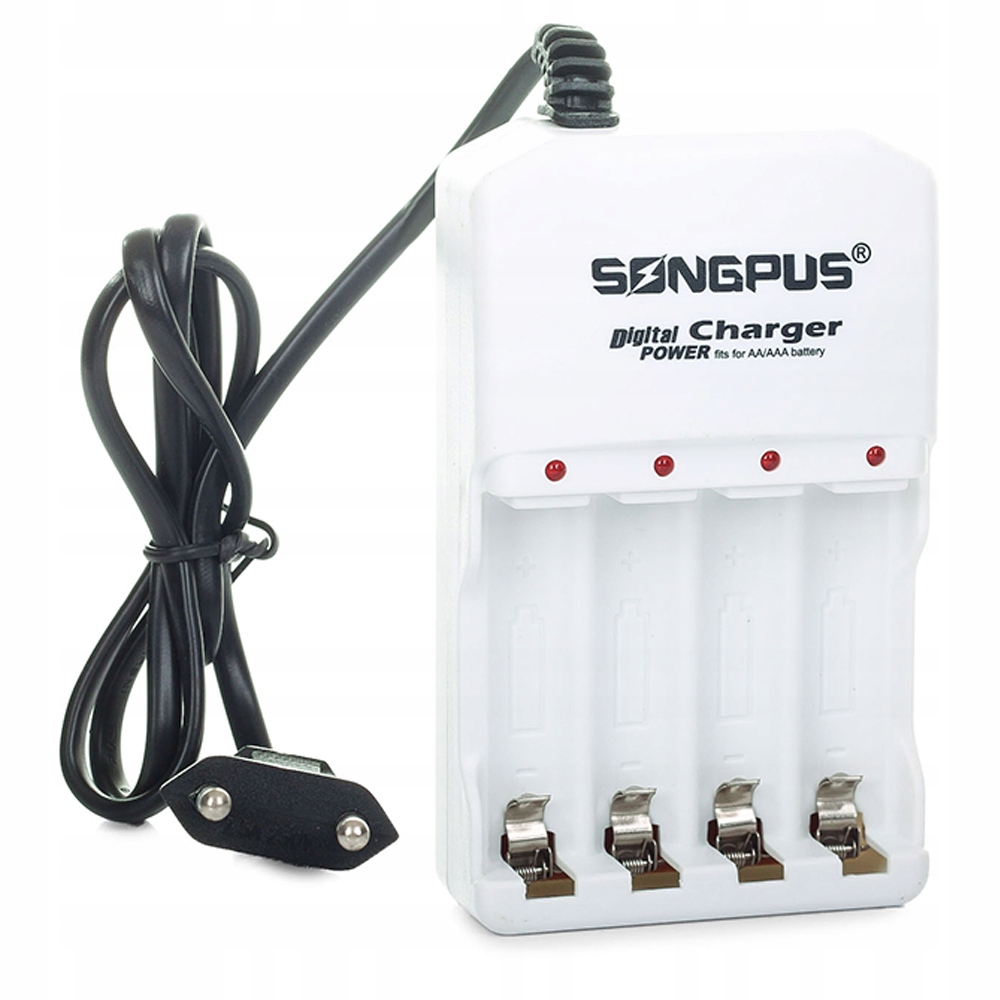 Batterilader for aa og aaa – lader for oppladbare batterier