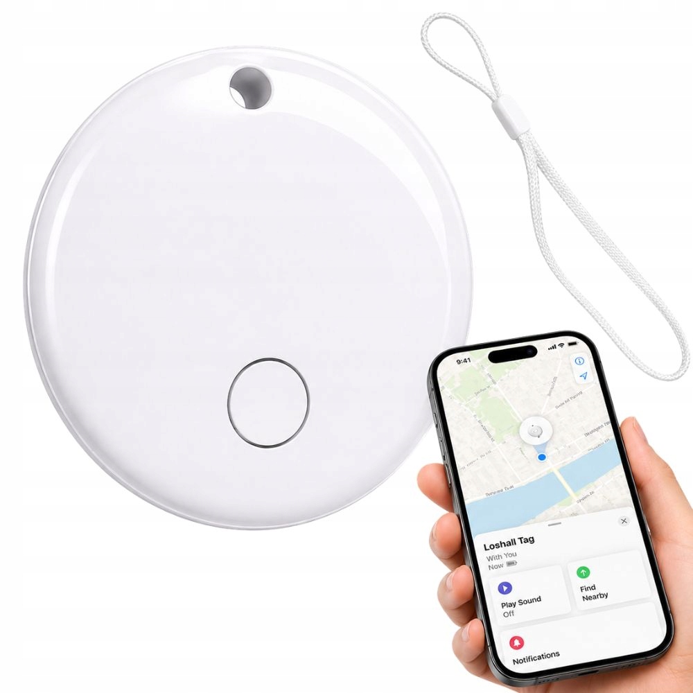Bluetooth-tracker for nøkler og vesker – smart sporingssender kompatibel med ios