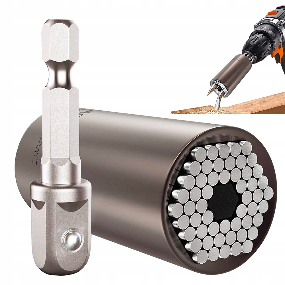 Universal hylsnyckel 7-19 mm – flexibel och stark