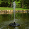 Solfontene 16 cm – flytende solcellefontene for dam og fuglebad