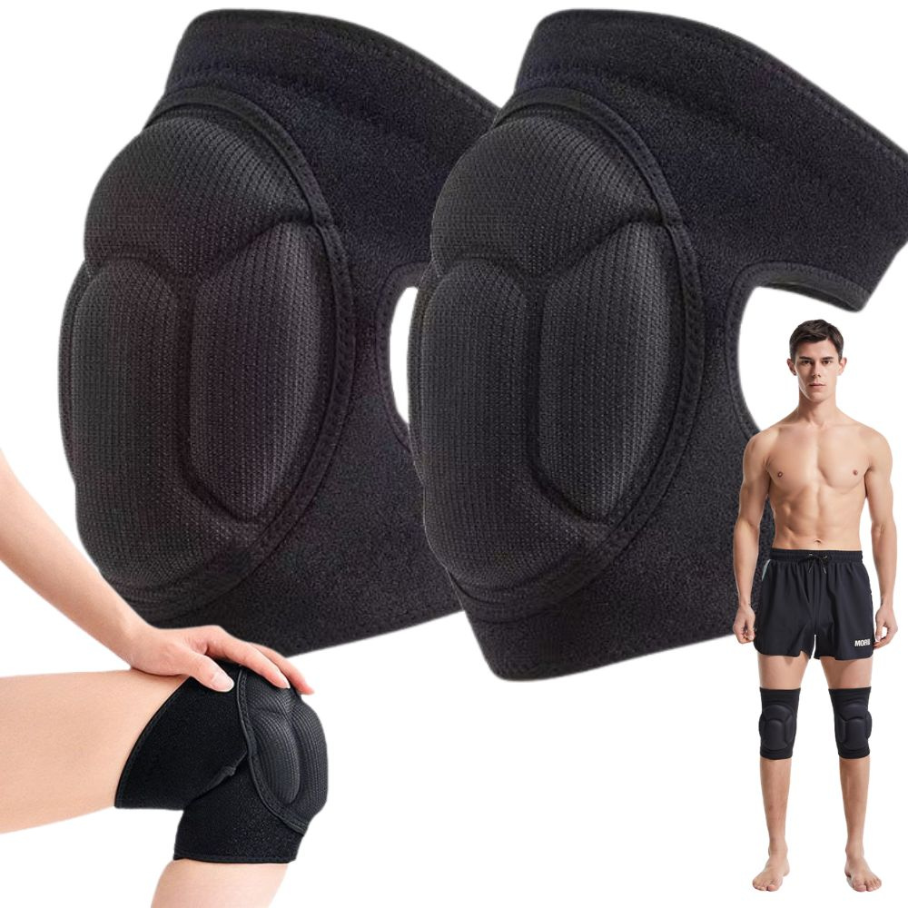 2-pack flexibla och bekväma knäskydd för sport och arbete