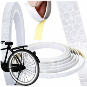 Reflextejp 8m Självhäftande – Reflexband för Cykel, Bil, MC & Säkerhetsmarkering 1cm